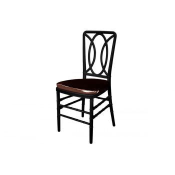 Clash Chair Black Cushion Brown