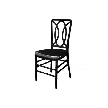 Clash Chair Black Cushion Dark Grey