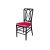 Clash Chair Black Cushion Fuchsia