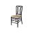 Clash Chair Black Cushion Ivory