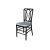 Clash Chair Black Cushion Silver