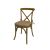 Cross Back Chair Lime Wood Cushion Harmony Jute