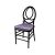 Infinity Chair Black Cushion  Lilac                        