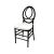 Infinity Chair Black Cushion  White 