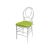 Infinity Chair Clear Cushion Lime Green                
