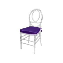 Infinity Chair Clear Cushion Purple                    