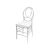Infinity Chair Clear Cushion White 