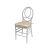 Infinity Chair White Cushion Champagne