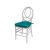 Infinity Chair White Cushion Teal                            