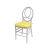 Infinity Chair White Cushion Yellow