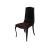 Onyx Chair Black Chusion Brown Onyx Chair Black Chusion Brown