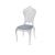Victoria Chair Clear  Cushion Grey