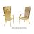 Botanical Gardens Armchair Gold Cushion Champagne Botanical Gardens Armchair Gold Cushion Champagne