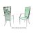 Botanical Gardens Armchair Silver Cushion Mint