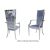 Botanical Gardens Armchair Silver Cushion Dusty Blue Botanical Gardens Armchair Silver Cushion Dusty Blue