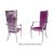 Botanical Gardens Armchair Silver Cushion Magenta