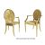 Mrs. Armchair Gold Cushion Gold