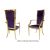 Vanderbilt Armchair Gold Cushion Eggplant Vanderbilt Armchair Gold Cushion Eggplant