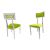 Bottega Chair Silver Cushion Mint