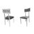 Bottega Chair Silver Cushion Silver