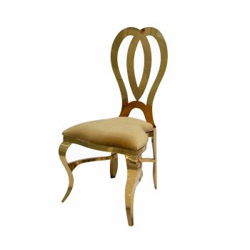 Halexandria Chair Gold Cushion Gold
