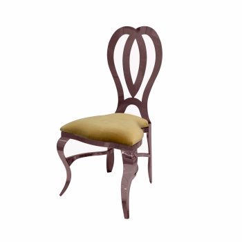 Halexandria Chair Rose Gold Cushion Gold