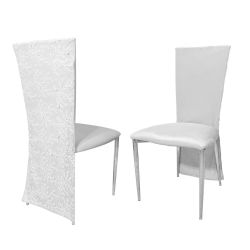 Rhapsody Chair Silver Cushion White