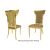 Rockefeller Chair Gold Cushion Gold