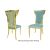 Rockefeller Chair Gold Cushion Tiffany Blue