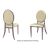 Tiffany Chair Rose Gold Cushion Ivory