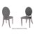 Tiffany Chair Rose Gold Cushion Silver