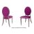 Tiffany Chair Rose Gold Cushion Magenta