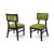 Giselle Black Chair Gold - Moss Velvet