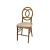 Infinity Chair Wood Cushion Champagne