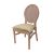 Louis Cane Back Chair Cushion Champagne