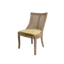 Monaco Chair Natural Cushion Gold