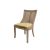 Monaco Chair Natural Cushion Gold