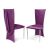 Sway Right Chair Silver Back Magenta