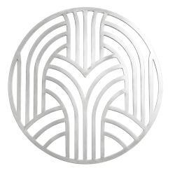 Artdeco Charger Plate (Silver)