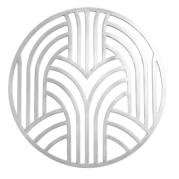 Artdeco Charger Plate (Silver)