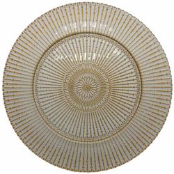 Raindrop Charger Plate (Gold)