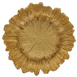 Reef Charger Plate (Gold)
