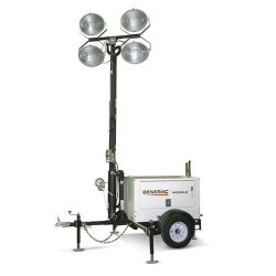 Towable Light Tower with 16-20kW Generator, Diesel