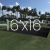 Dance Floor Black 4'x4' for parties up to 75 people 16x16