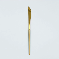 GOA Flatware Dinner Knife Gold