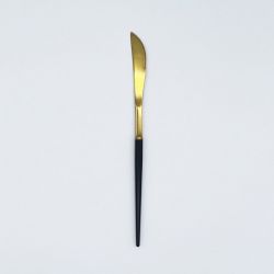 GOA Dinner Knife Gold - Black