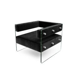 Crystal Armchair - Black
