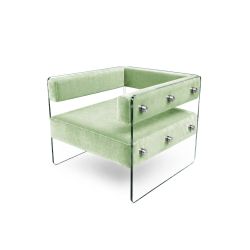 Crystal Armchair - Mint