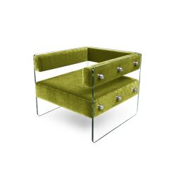 Crystal Armchair - Moss