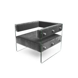 Crystal Armchair - Silver